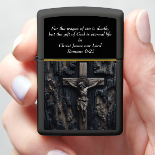 Romeinen 6:23 Verbrand hout kunst