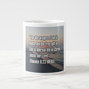 Romeinen 6:23 WEBU Mug Extra Grote Beker