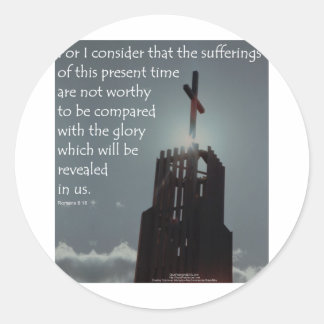 Romeinen 8:18 Te onthullen glorie Ronde Sticker