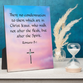 Romeinen 8:1 fotoplaat