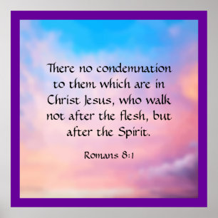 Romeinen 8:1 poster