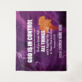 Romeinen 8:28 ALLE DINGEN WERKEN SÁMEN Kerk Wandkleed (Voorkant)