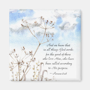 Romeinen 8:28 Alles wat God goed doet Magneet