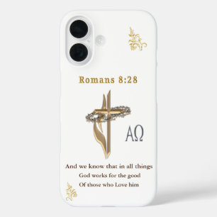 Romeinen 8:28 iPhone 16 hoesje