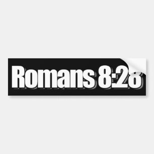 Romeinen 8:28 Christelijk Bumpersticker