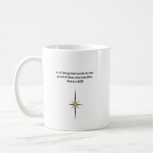 Romeinen 8:28 Christelijke mok Bemoedigend cadea
