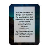 Romeinen 8:28 En we weten dat alles werkt Magneet (Verticaal)
