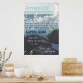 Romeinen 8:28 Oceaan Poster (Keuken)