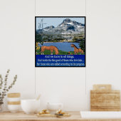 Romeinen 8:28 poster (Keuken)