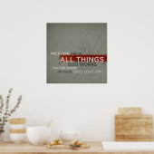 Romeinen 8:28 poster (Keuken)