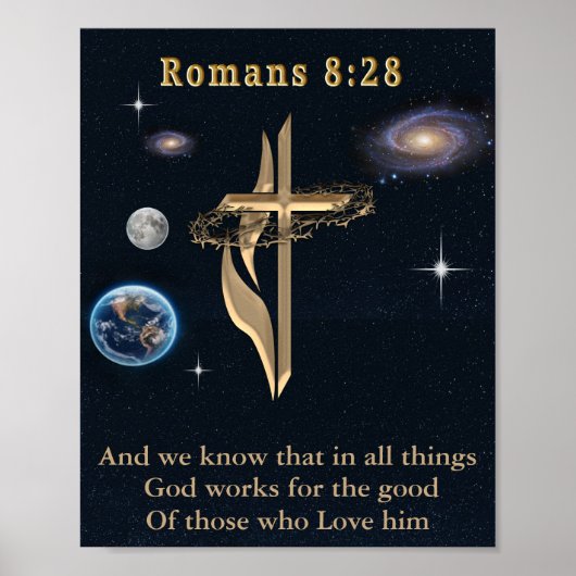 Romeinen 8:28 poster (Voorkant)