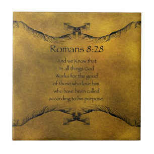 Romeinen 8:28 tegeltje