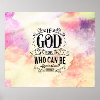 Romeinen 8:31 Als God voor ons is die tegen ons ka