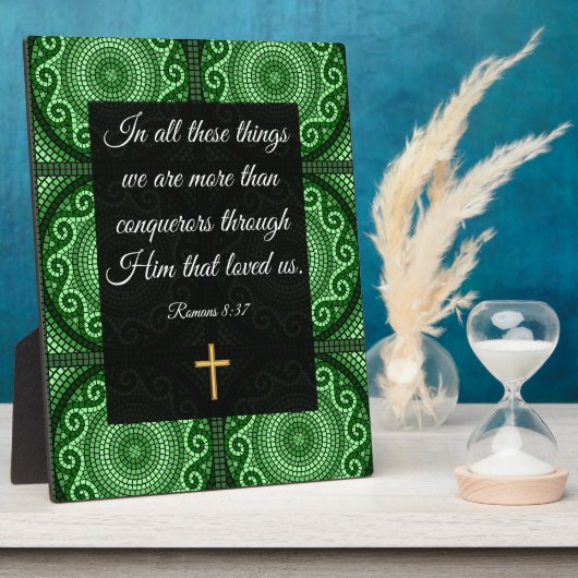 Romeinen 8:37 fotoplaat (Zijkant)