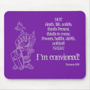 Romeinen 8:38 mousepad muismat