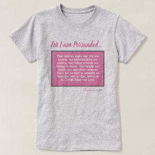 Romeinen 8:38 Niets kan ons tegen gods Love houden T-shirt