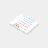 Romeinen 8 Bijbelvers ontwerp Post-it® Notes (Schuin)