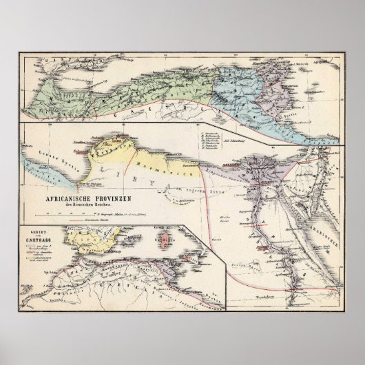 Romeins Afrika Poster (Voorkant)