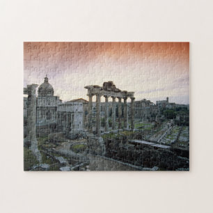 Romeins forum bij zonsopgang legpuzzel