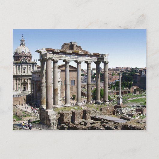 Romeins forum briefkaart (Voorkant)