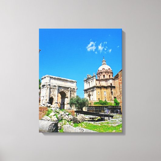 Romeins forum canvas afdruk (Voorkant)