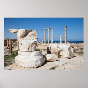 Romeins Forum en overblijfselen van standbeeld, Sa Poster