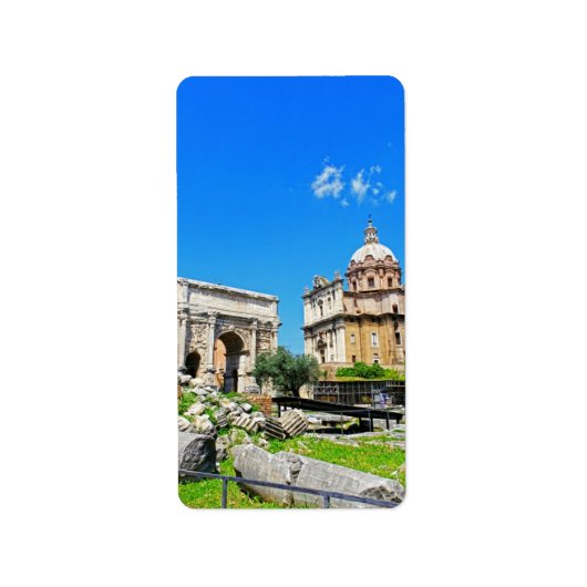Romeins forum etiket (Voorkant)