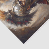 Romeinse centurion decoupage tissuepapier (Detail)
