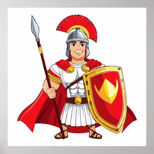 Romeinse centurion poster (Voorkant)