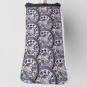 Romeinse cijfers Gear Klok Golfheadcover (Draai 90)