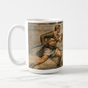 Romeinse Gladiatorgevecht Klassieke Kunst Koffiemok