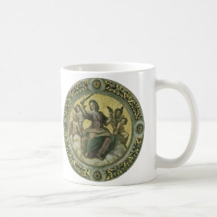 Romeinse Godin Justitia met Engelen door Raphael Koffiemok