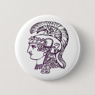Romeinse hoofden ronde button 5,7 cm