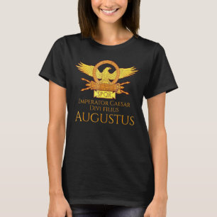 Romeinse keizer Caesar Augustus Oud-Rome T-shirt