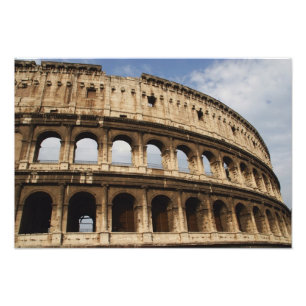 Romeinse Kunst. Het Colosseum of Flavius Amphithea Foto Afdruk
