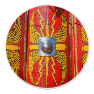 Romeinse militaire schild - Scutum Keramische Knop
