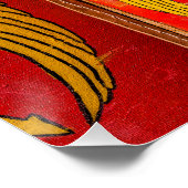 Romeinse militaire schild - Scutum Perfect Poster (Hoek)