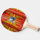 Romeinse militaire schild - Scutum Tafeltennisbatje (Zijkant)