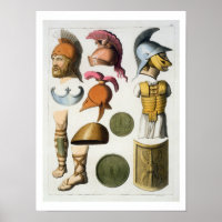 Romeinse militaire uitrusting, van Le Costume Anci