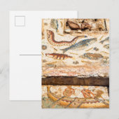 Romeinse mozaïek briefkaart (Voorkant / Achterkant)