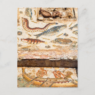 Romeinse mozaïek briefkaart