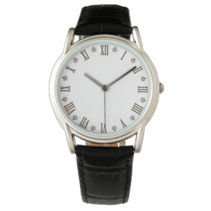 Romeinse numerieke nummerklok illustratie horloge