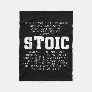 Romeinse Rijk Boek Quote Marcus Aurelius Gratirude Fleece Deken