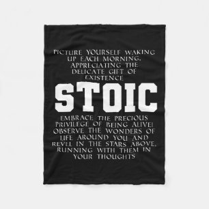 Romeinse Rijk Boek Quote Marcus Aurelius Gratirude Fleece Deken