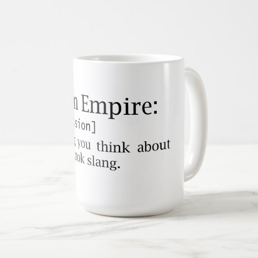 Romeinse Rijk - denk aan - slang - woordenboek Koffiemok (Voorkant rechts)