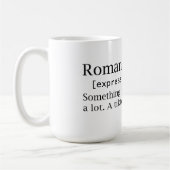 Romeinse Rijk - denk aan - slang - woordenboek Koffiemok (Links)