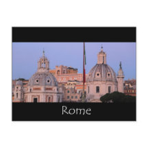 Romeinse skyline bij schemering