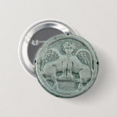 Romeinse soldaat uniform zilvermedallion griffin s ronde button 5,7 cm (Voorkant /achterkant)