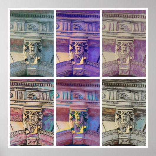 Romeinse straat poster (Voorkant)