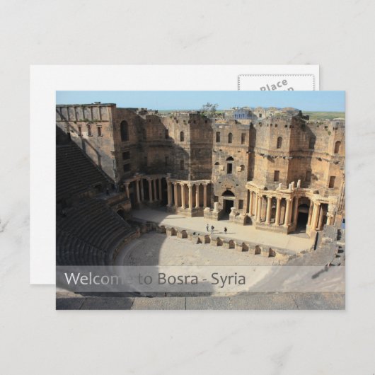 Romeinse theater Bosra, Syrië Briefkaart (Voorkant / Achterkant)